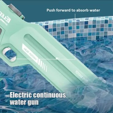 Водный бластер Electric 2133, пластик, бирюзовый