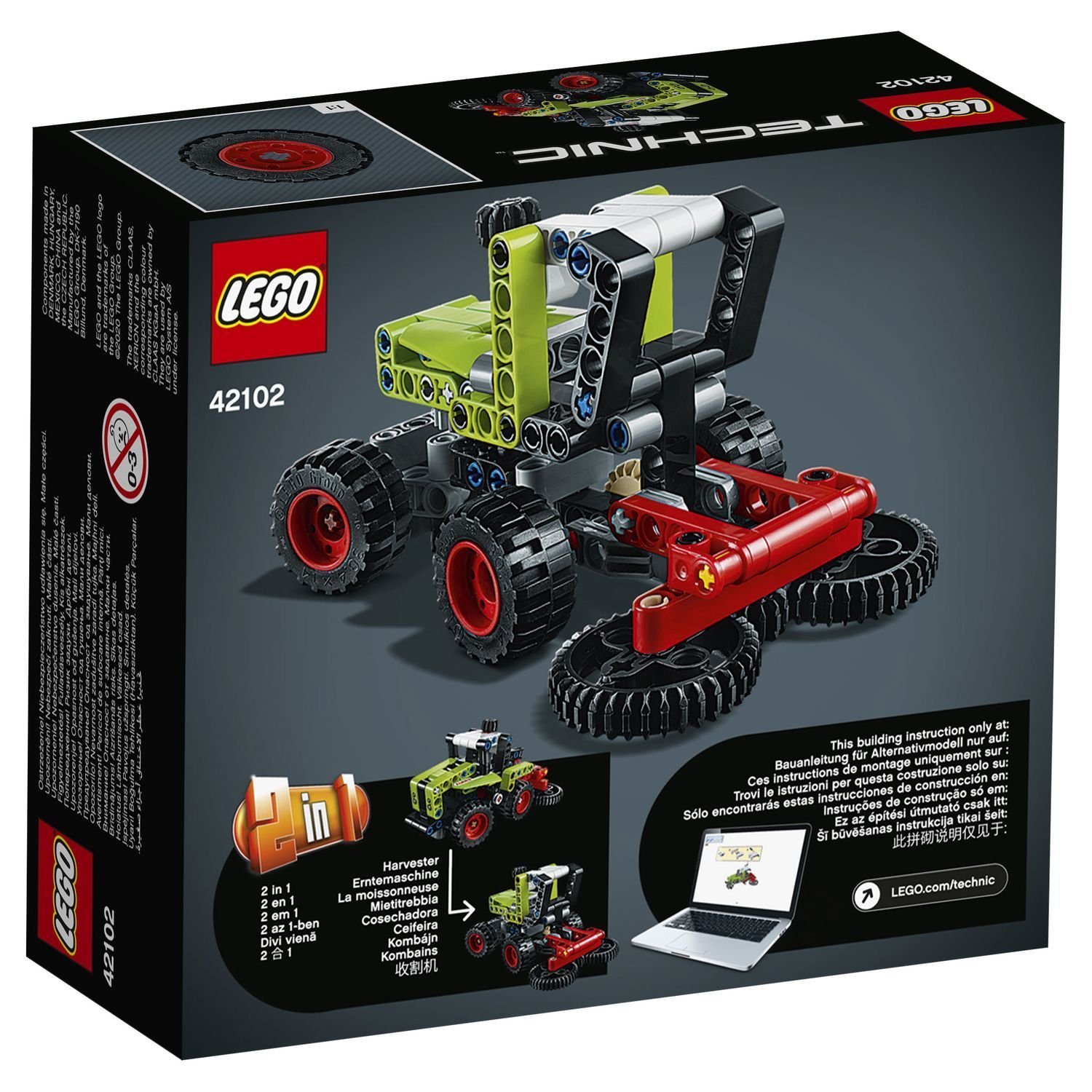 Конструктор Lego Technic Mini Claas Xerion 42102 купить,NaN