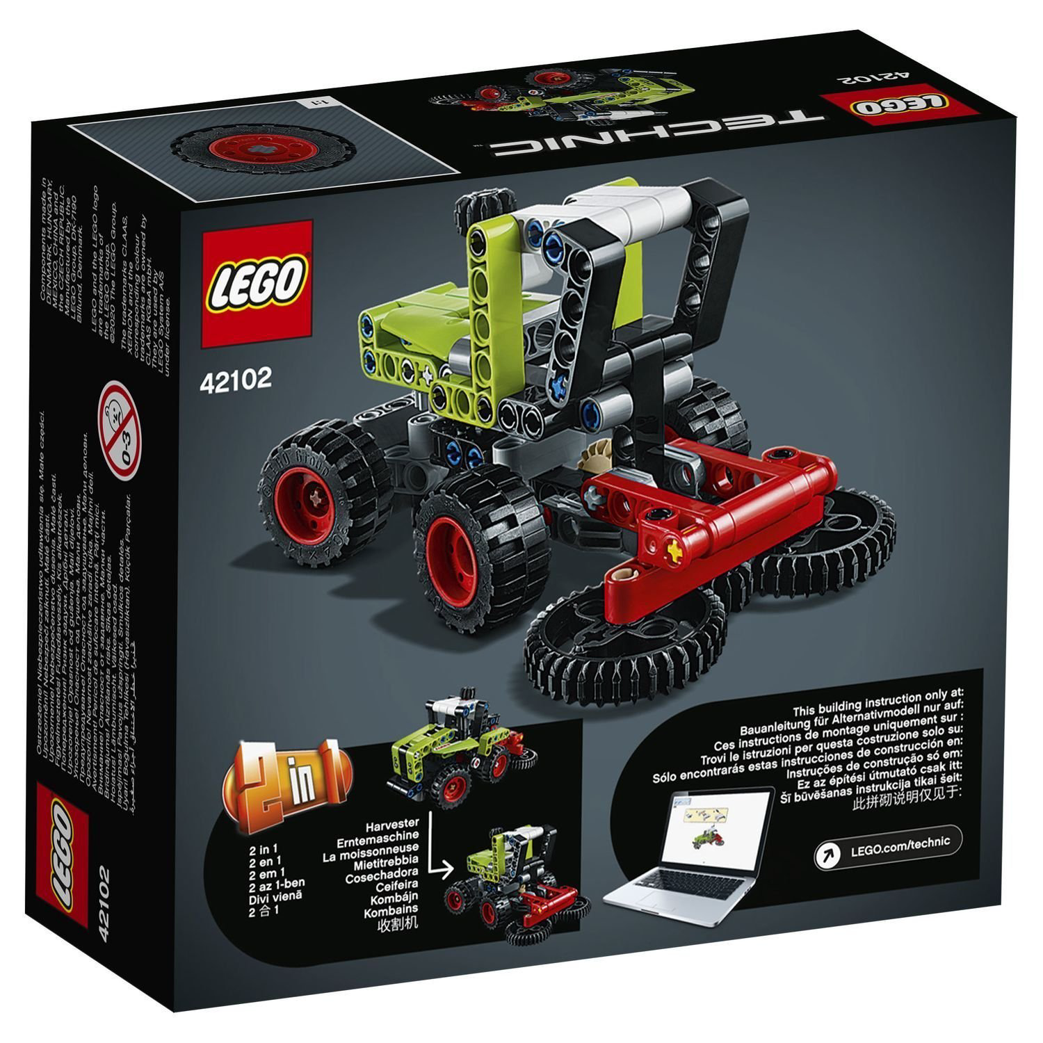 Конструктор Lego Technic Mini Claas Xerion 42102 купить,NaN