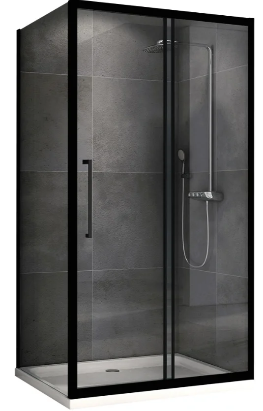 Душевой угол Abber Schwarzer Diamant AG30110BH-S75B-S75B 110х75х195см купить,612400