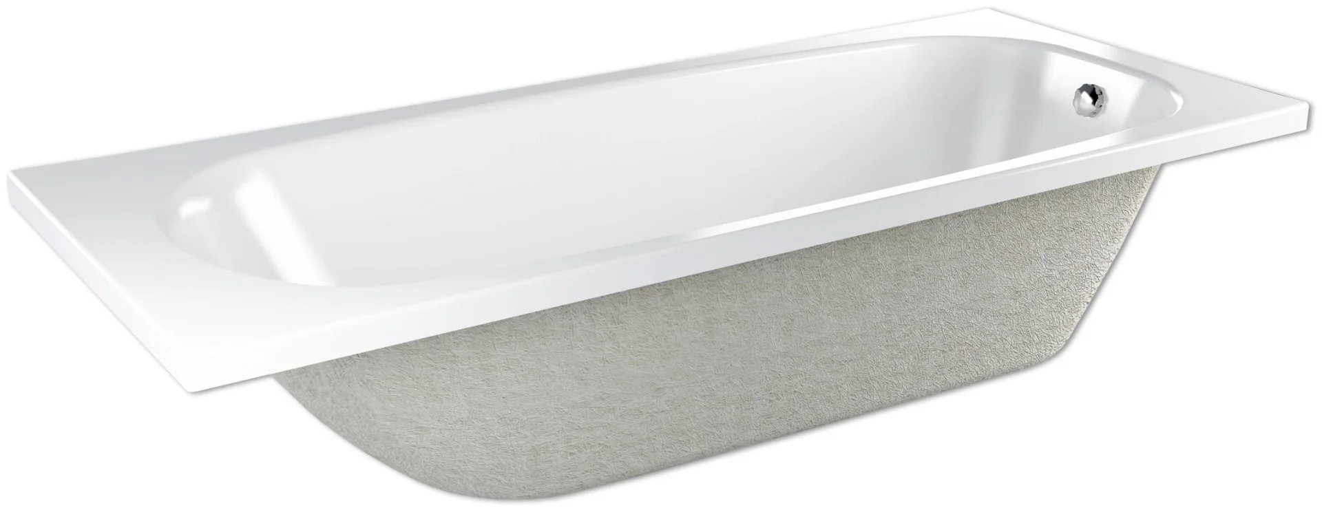 Ванна акриловая Cetus Alba 148434880 170х70см белый купить,NaN