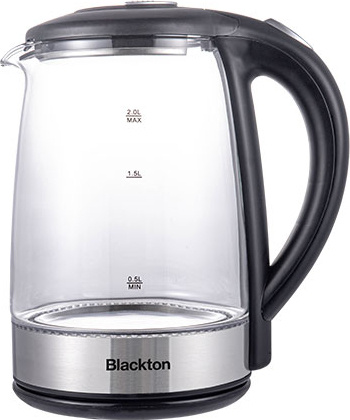 Электрочайник Blackton BT KT2026G 2 л черно-серебристый купить,0