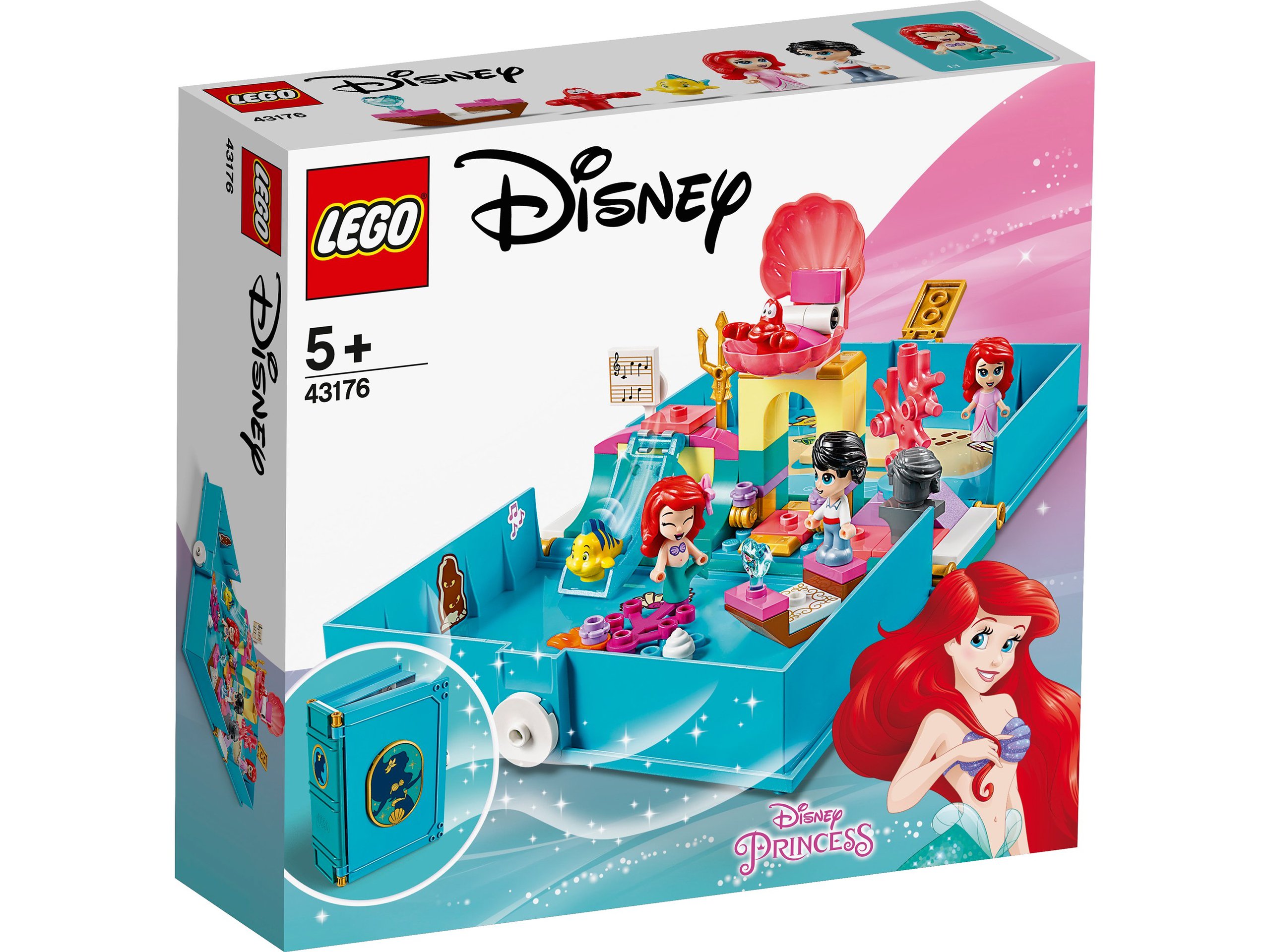 Конструктор Lego Disney Princess Книга сказочных приключений Ариэль 43176 купить,NaN