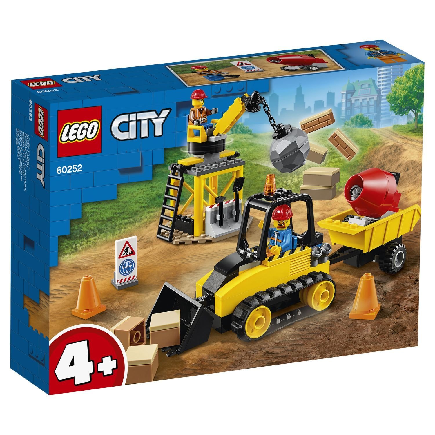 Конструктор Lego Город Great Vehicles Строительный бульдозер 60252 купить,NaN