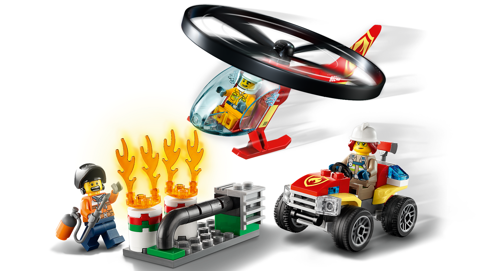 Конструктор Lego City пожарный спасательный вертолёт 60248  купить,NaN