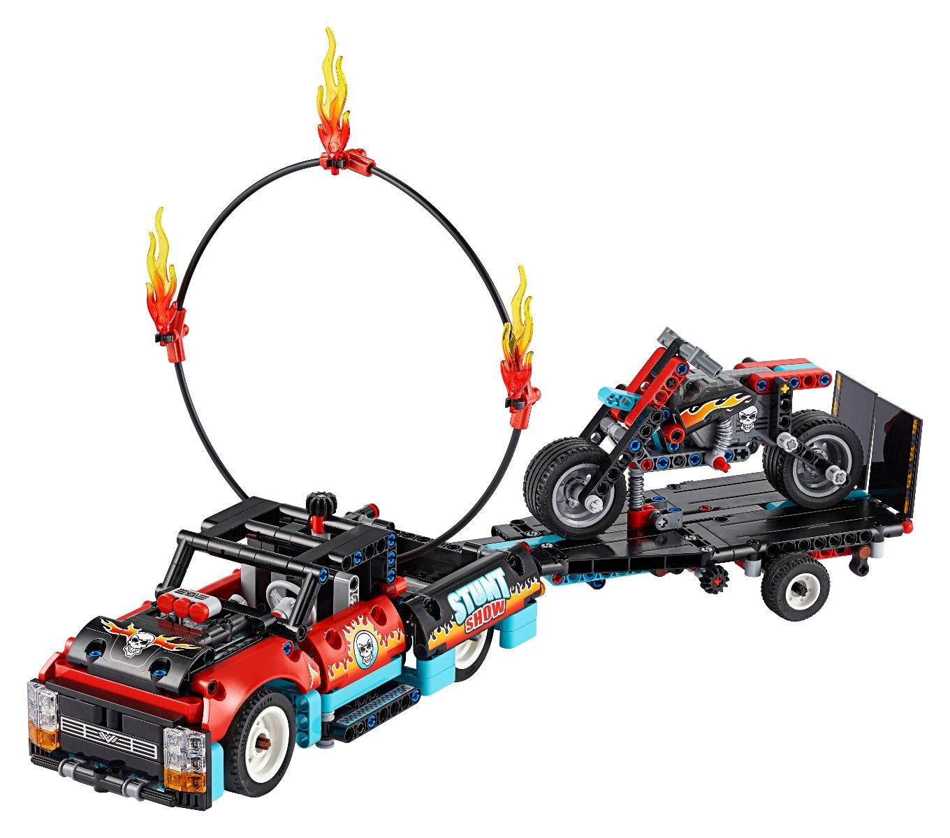 Конструктор Lego Техник Шоу трюков на грузовиках и мотоциклах 42106 купить,NaN