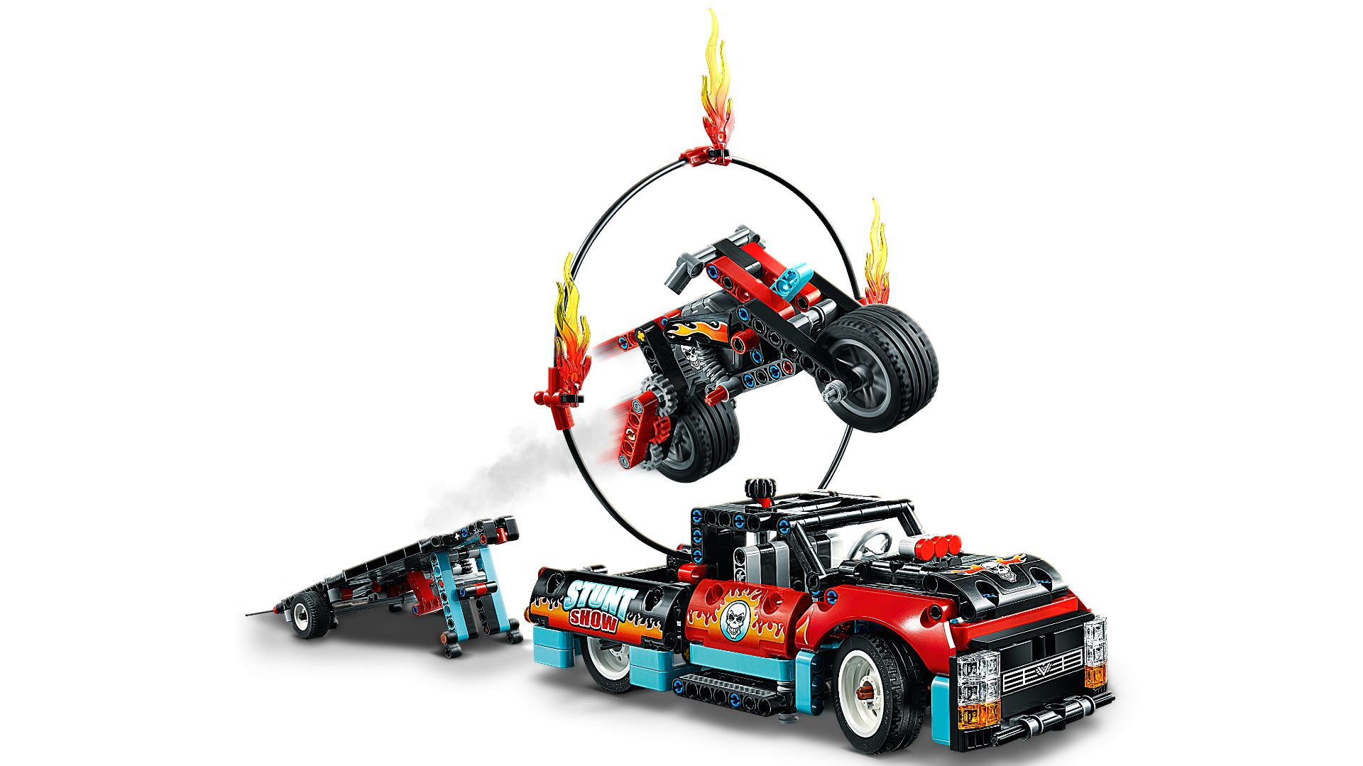 Конструктор Lego Техник Шоу трюков на грузовиках и мотоциклах 42106 купить,NaN