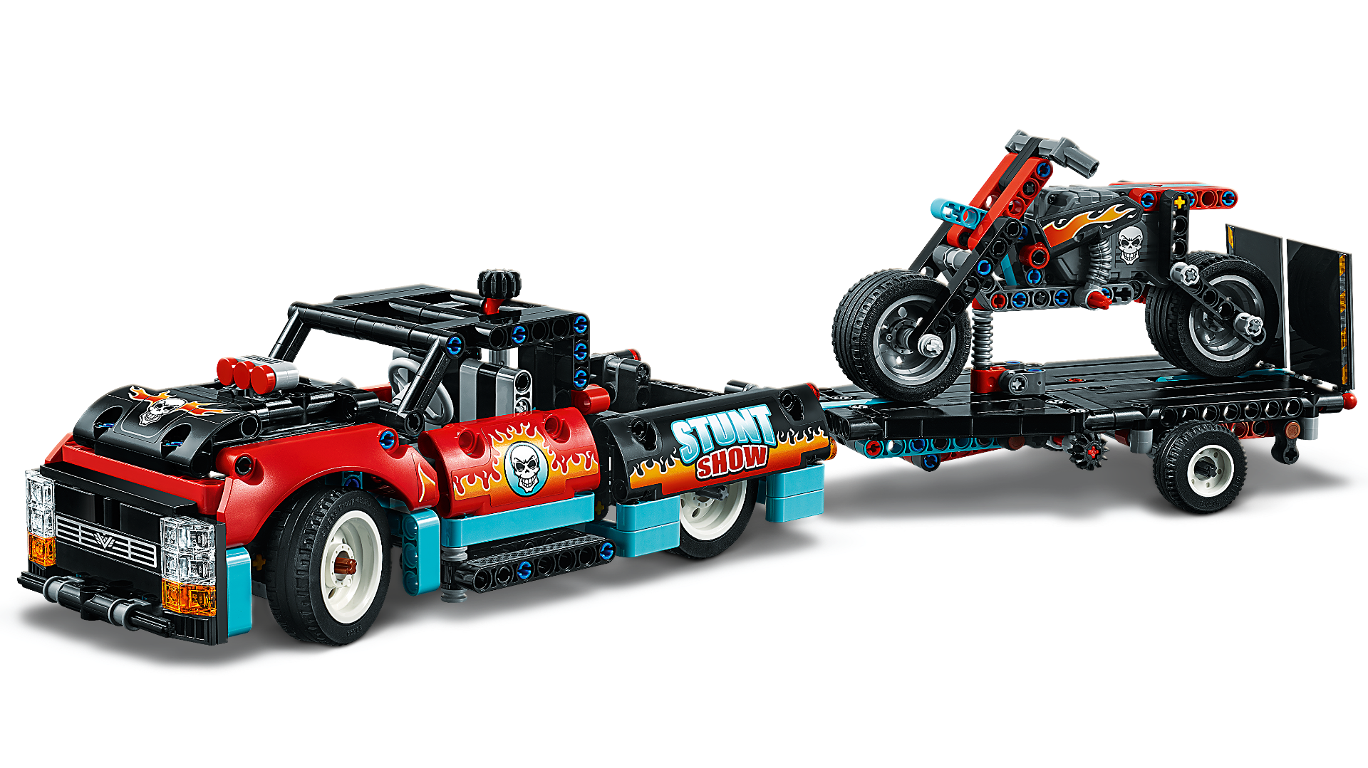 Конструктор Lego Техник Шоу трюков на грузовиках и мотоциклах 42106 купить,NaN