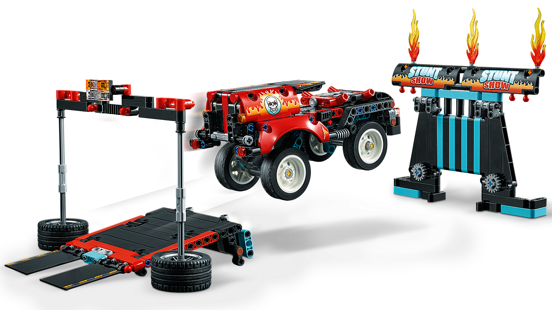 Конструктор Lego Техник Шоу трюков на грузовиках и мотоциклах 42106 купить,NaN