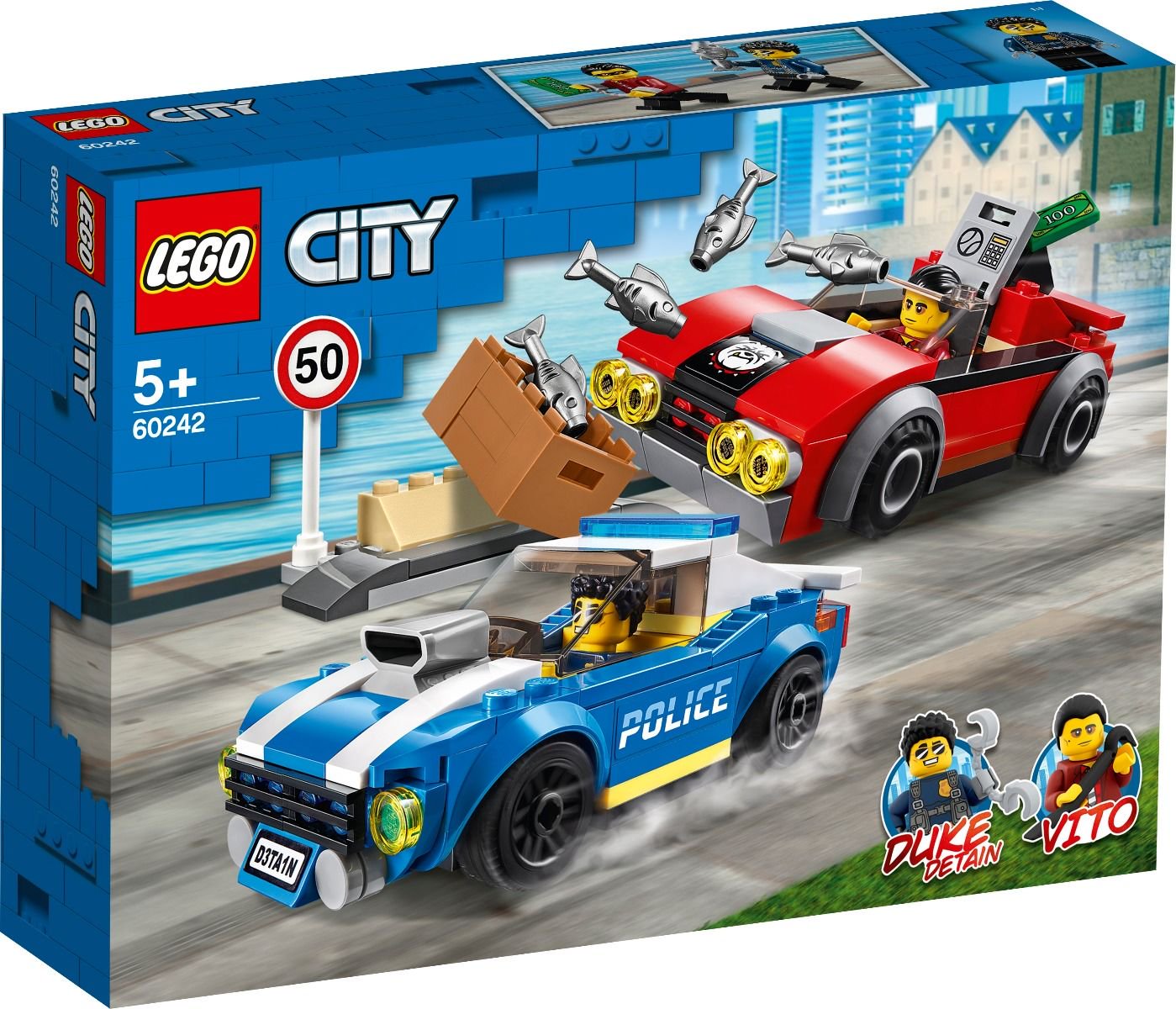 Конструктор Lego Город Арест на шоссе 60242 купить,NaN