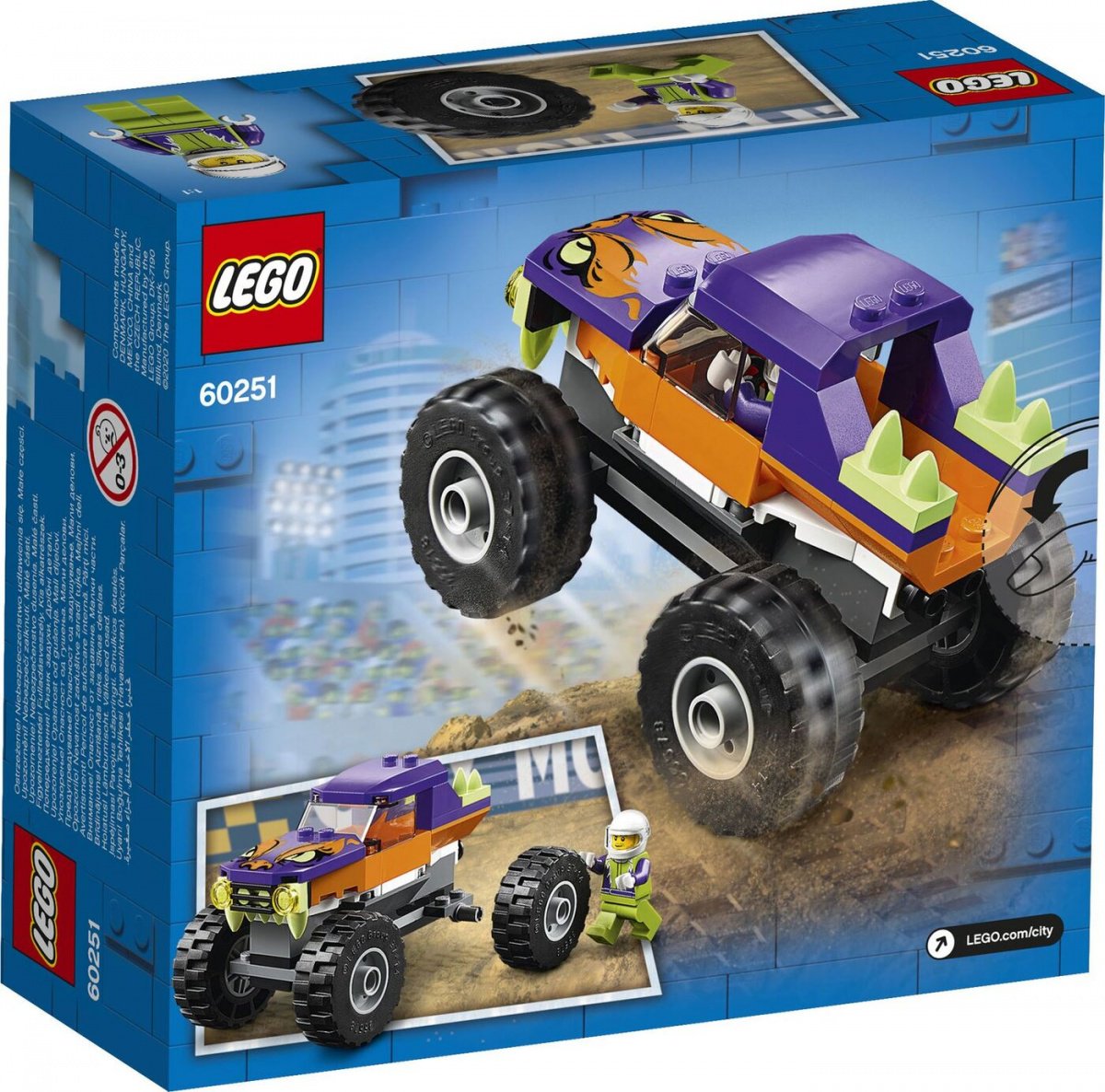Конструктор Lego City Great Vehicles Монстр-трак 60251 купить,NaN