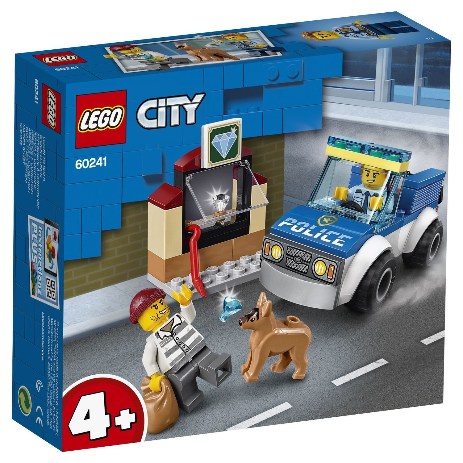 Конструктор Lego CIty Полицейский отряд с собакой 60241