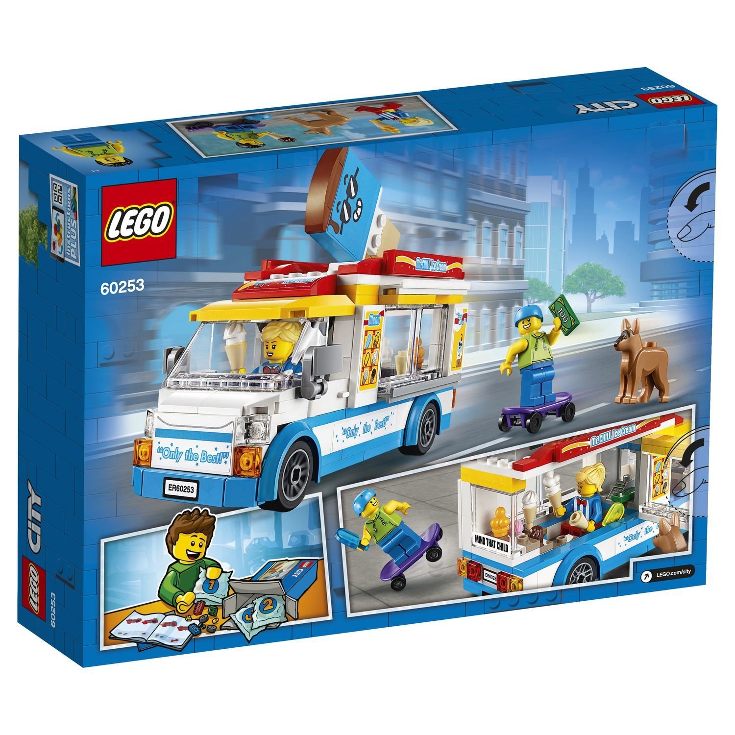 Конструктор Lego Город Great Vehicles Грузовик мороженщика 60253 