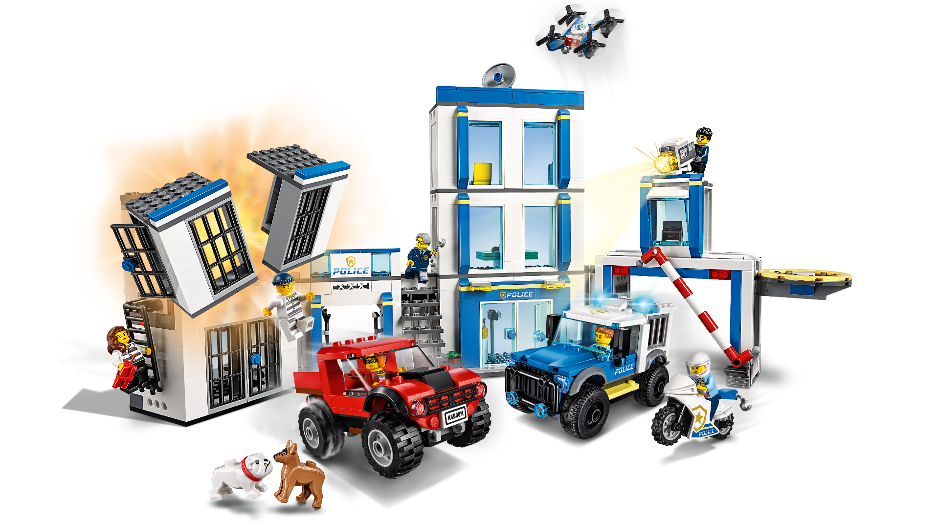 Конструктор Lego Город Полицейский участок 60246 купить,NaN