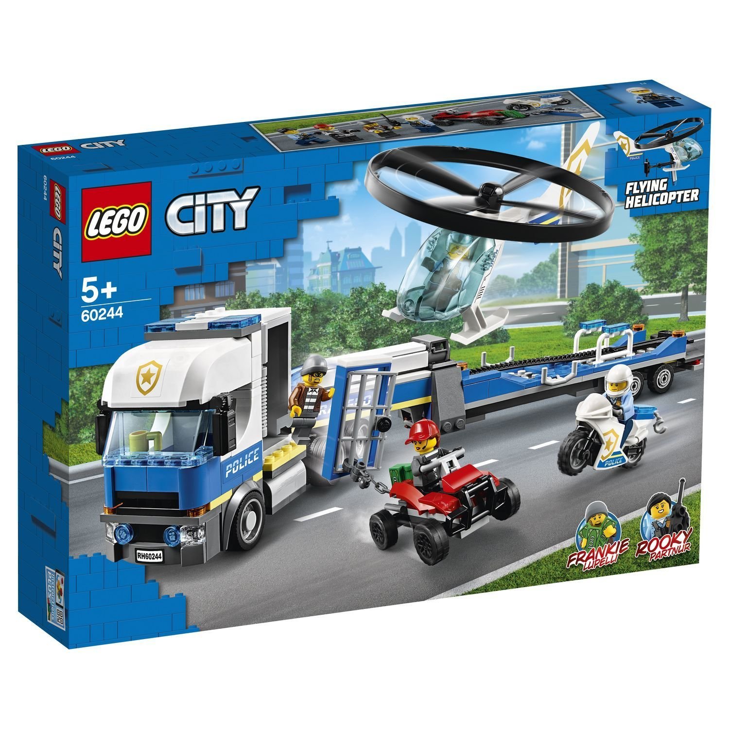 Конструктор Lego Город Полицейский вертолётный транспорт 60244 купить,NaN