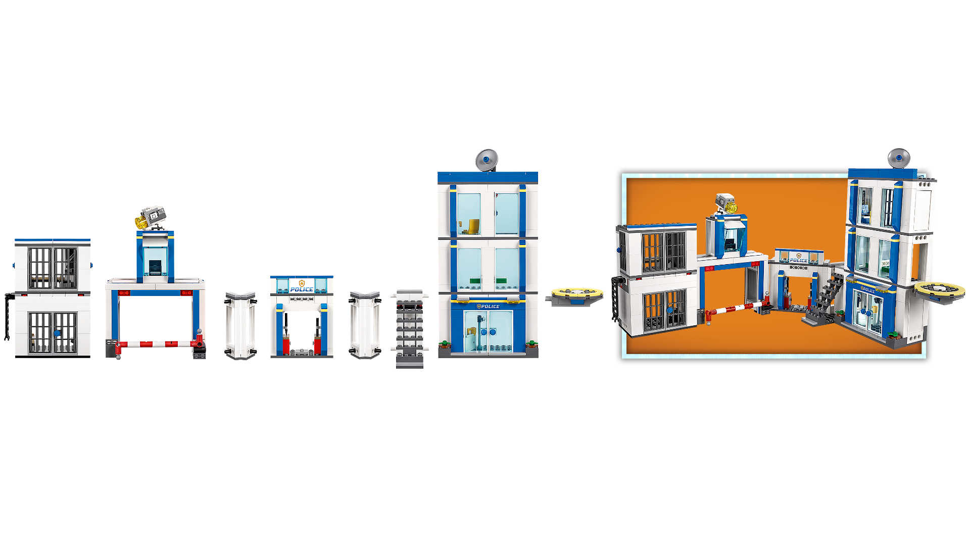 Конструктор Lego Город Полицейский участок 60246 купить,NaN