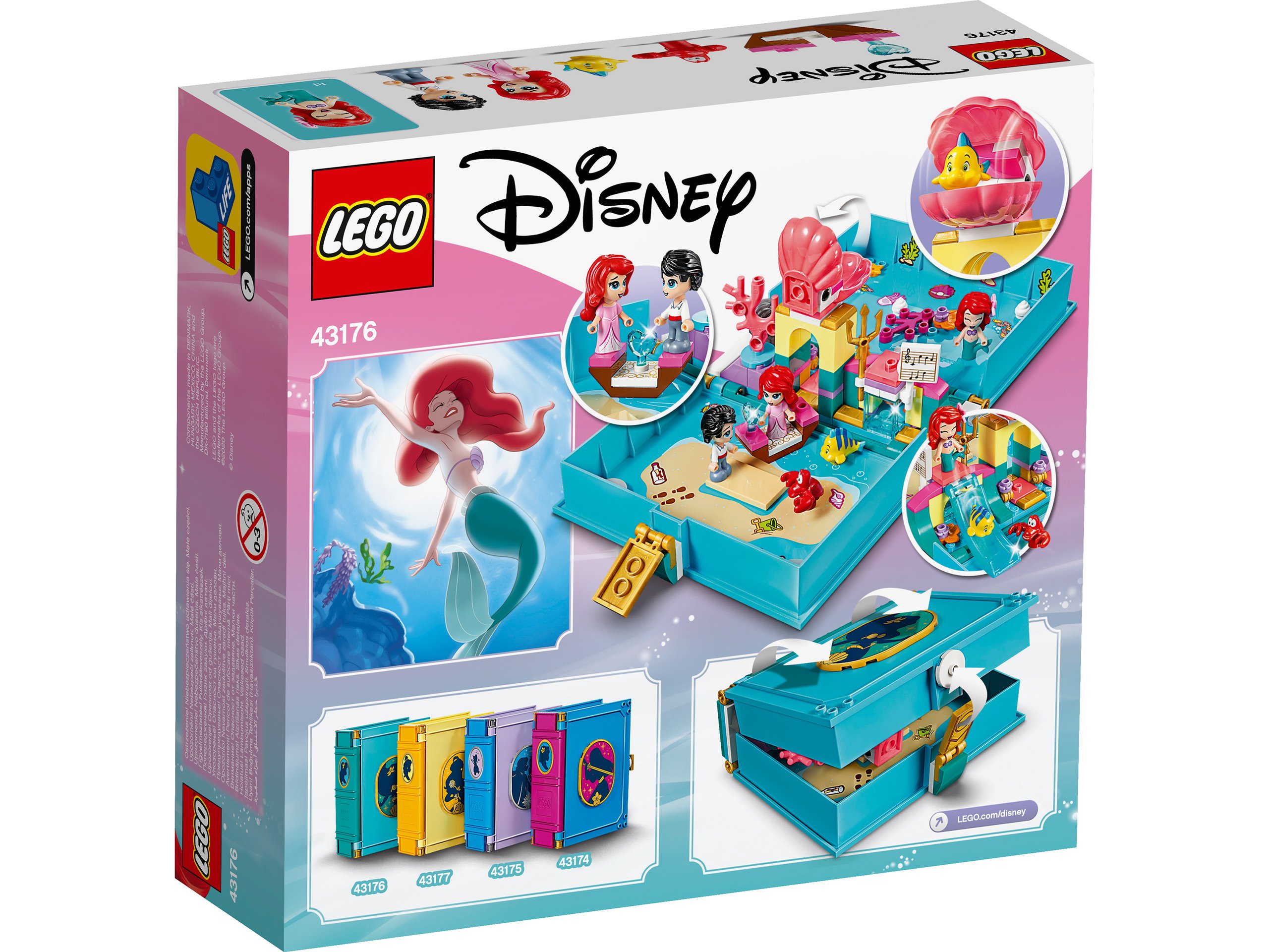 Конструктор Lego Disney Princess Книга сказочных приключений Ариэль 43176 купить,NaN