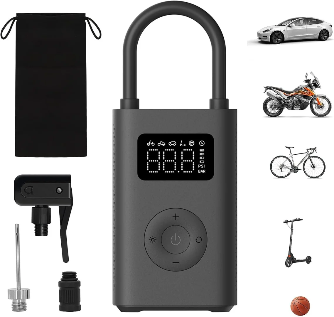 Компрессор для шин Xiaomi Portable Electric Air Compressor 2 MJCQB06QW Black - ForteMarket Компрессор для шин Xiaomi Portable Electric Air Compressor 2 MJCQB06QW Black купить,0