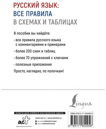 Пособие Алексеев Ф. С.: Русский язык: все правила в схемах и таблицах купить,NaN