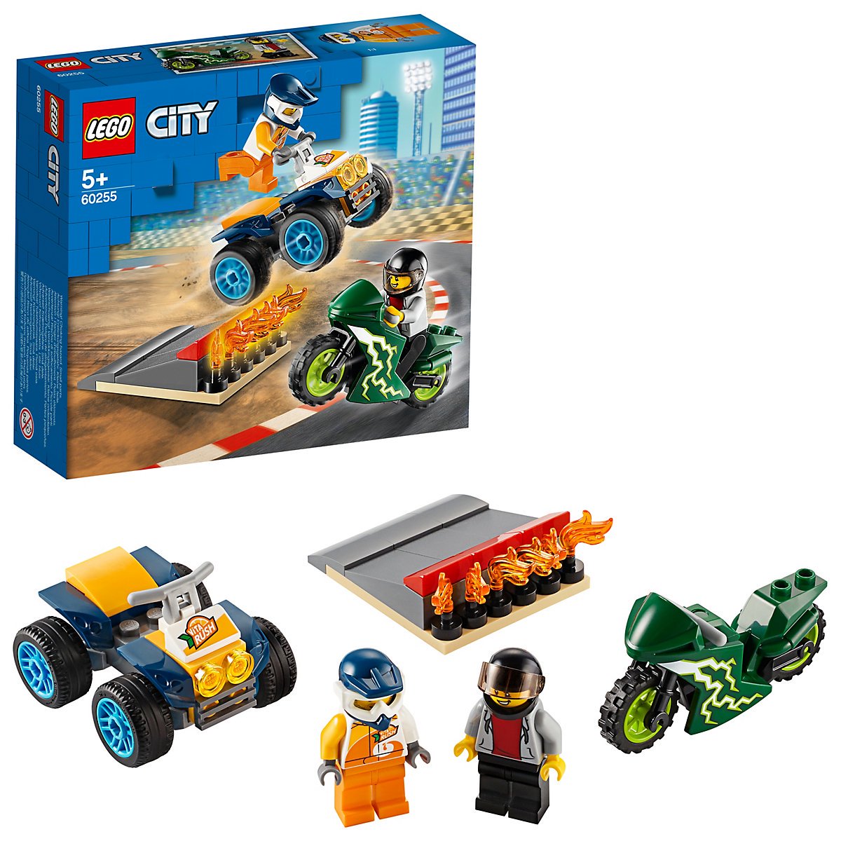 Конструктор Lego Город Turbo Wheels Команда каскадёров 60255 купить,NaN