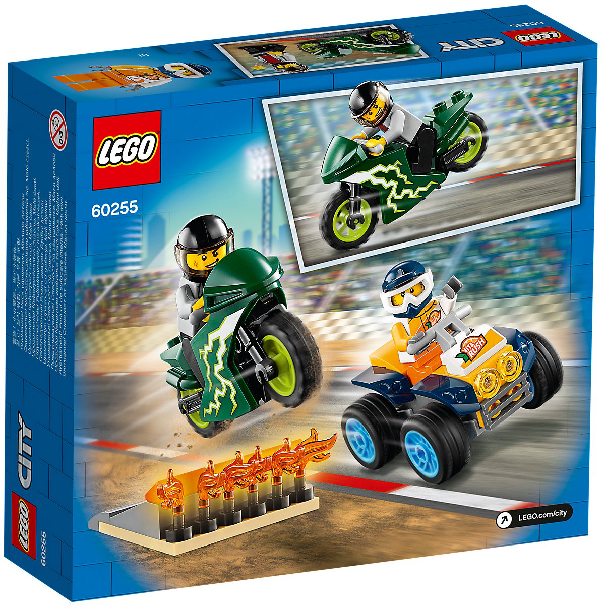 Конструктор Lego Город Turbo Wheels Команда каскадёров 60255 купить,NaN