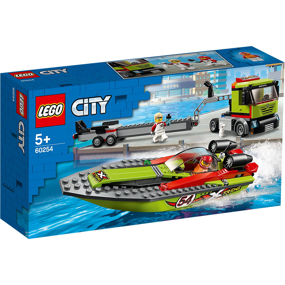 Конструктор Lego City Транспортировщик скоростных катеров 60254 купить,NaN