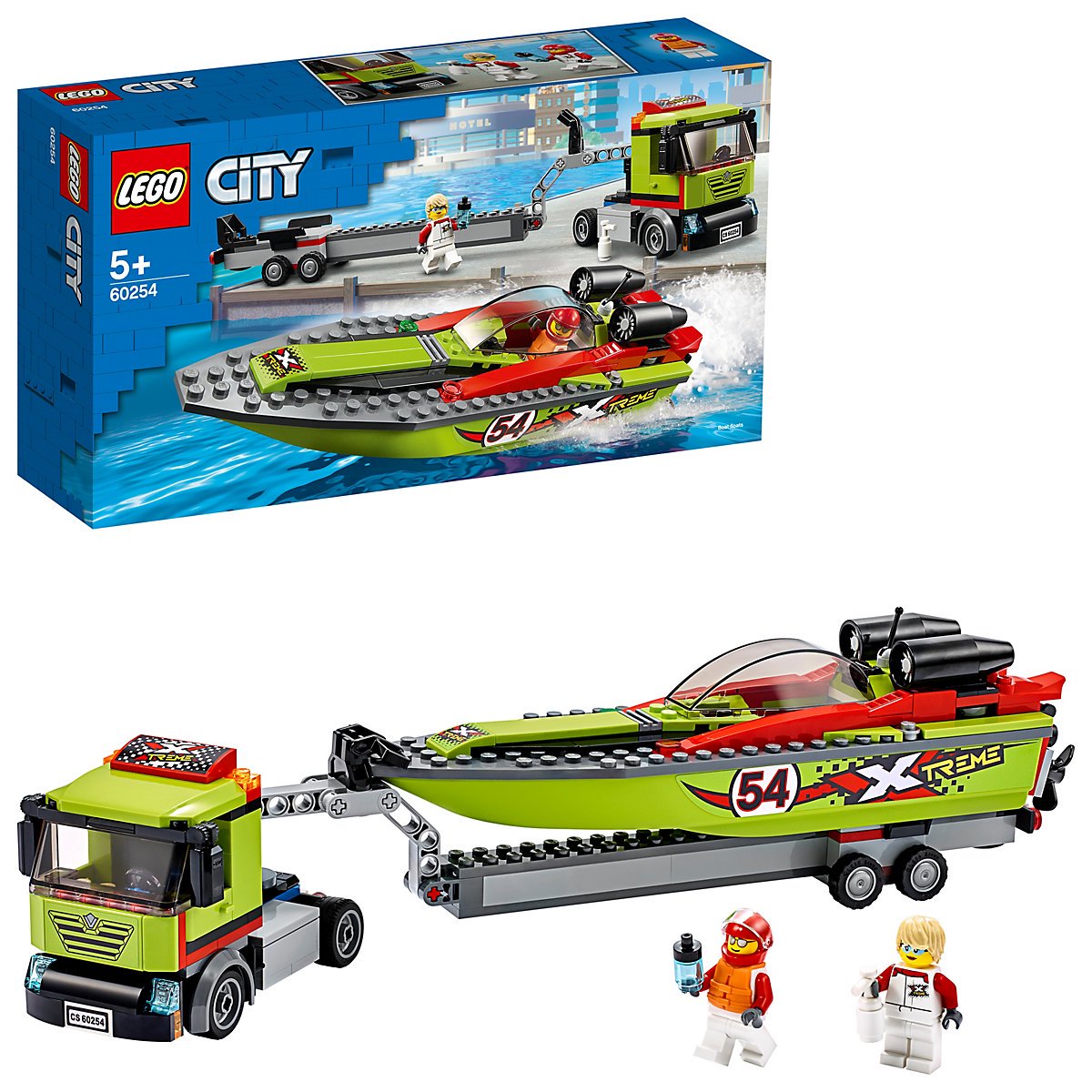 Конструктор Lego City Транспортировщик скоростных катеров 60254 купить,NaN