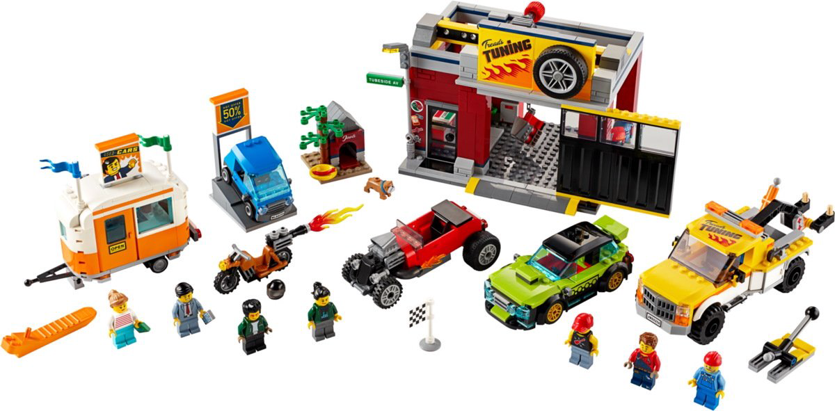 Конструктор Lego City Тюнинг-мастерская 60258 купить,NaN