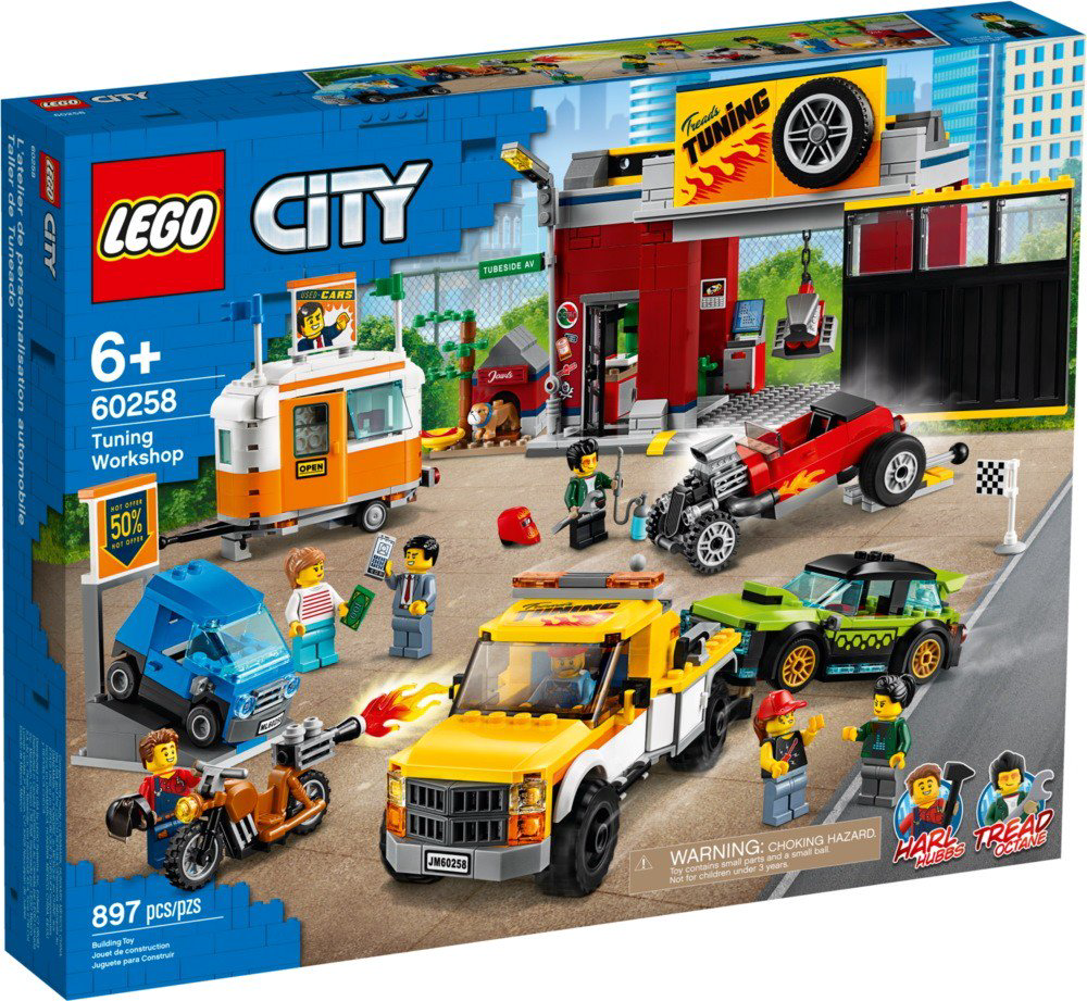 Конструктор Lego City Тюнинг-мастерская 60258 купить,NaN