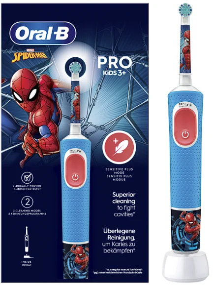 Электрическая зубная щетка Oral-B D103.413.2K Spiderman