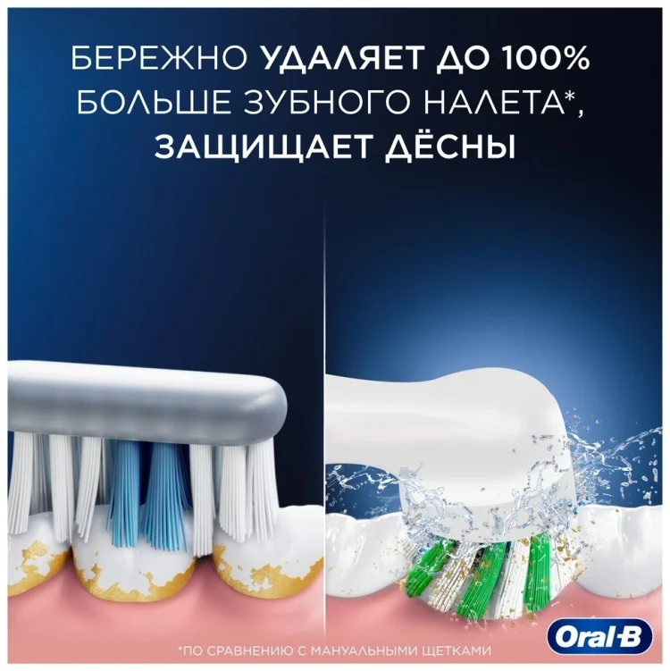 Насадки для зубной щетки Oral-B Vitality Pro Kids D100.413.2K Frozen White-Blue купить,0