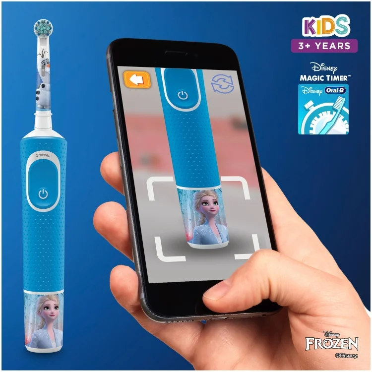 Насадки для зубной щетки Oral-B Kids  D100.413.2K Frozen White-Blue купить,0