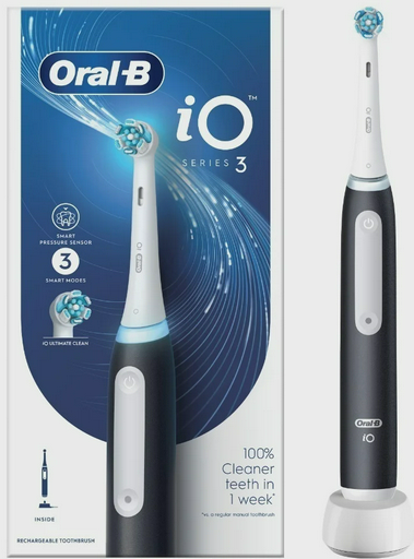 Электрическая зубная щетка Oral-B iOG3.1A6.0 type 3769 черно-белая