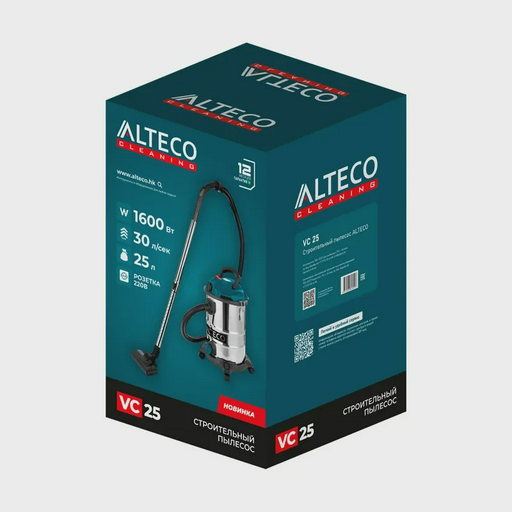 Строительный пылесос Alteco VC 25 синий