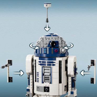 LEGO R2-D2 Star Wars 75379, деталей 1050 шт