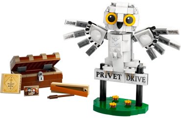 LEGO Гарри Поттер Хедвиг на Тисовой улице 4 76425, деталей 337 шт