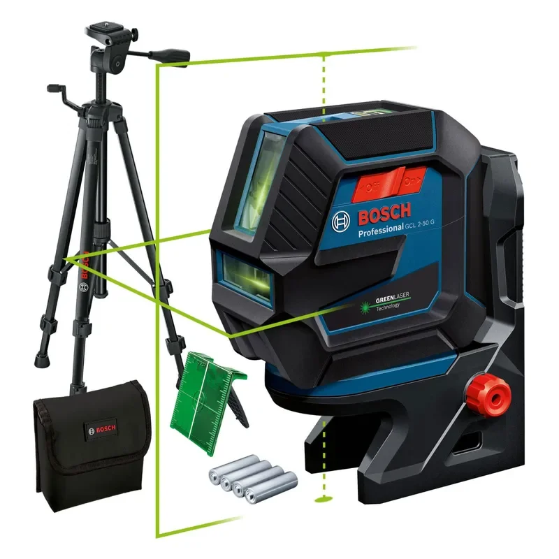 Лазерный нивелир Bosch GCL 2-50 G+RM 10+BT 150 купить,NaN