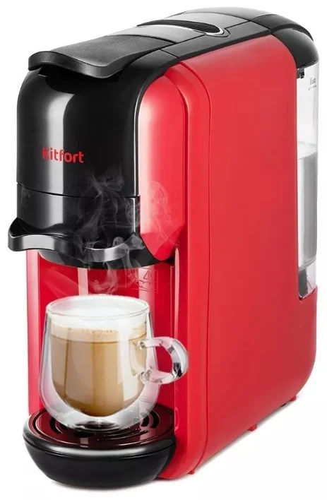 Кофеварка Kitfort КТ- 403 Red-Black