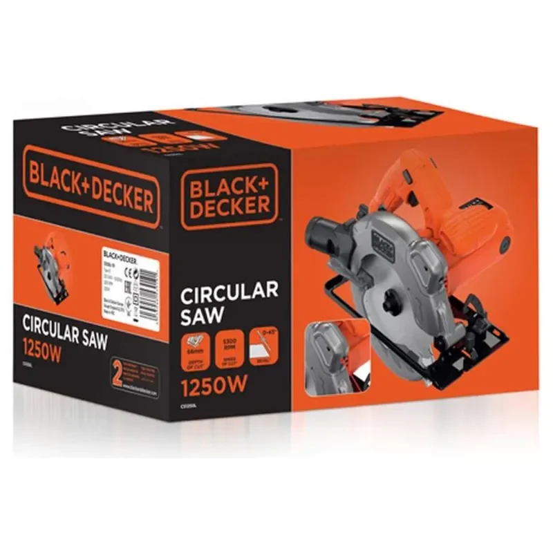 Пила дисковая Black&Decker CS1250L - ForteMarket Пила дисковая Black&Decker CS1250L купить,0