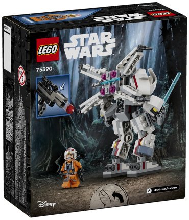 LEGO Боевой робот Люка Скайуокера "Крестокрыл" Star Wars 75390, деталей 195 шт