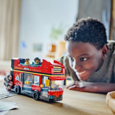 LEGO Красный двухэтажный экскурсионный автобус City 60407, деталей 384 шт купить,NaN