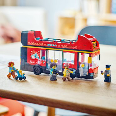 LEGO Красный двухэтажный экскурсионный автобус City 60407, деталей 384 шт купить,NaN