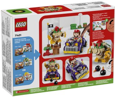 LEGO Машина Баузера Super Mario 71431, деталей 458 шт