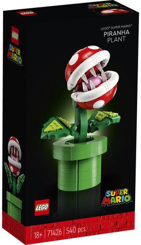 LEGO Растение-пиранья Super Mario 71426, деталей 540 шт