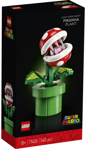 LEGO Растение-пиранья Super Mario 71426, деталей 540 шт купить,NaN