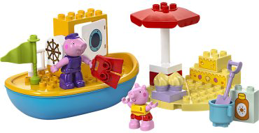 LEGO Путешествие на лодке Свинки Пеппы DUPLO 10432, деталей 23 шт купить,18900