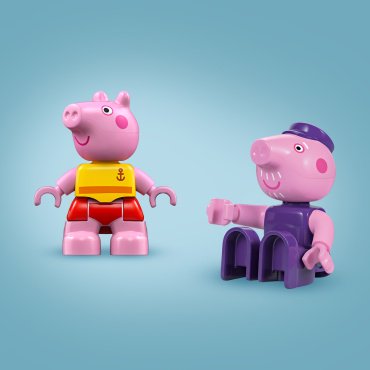 LEGO Путешествие на лодке Свинки Пеппы DUPLO 10432, деталей 23 шт купить,18900