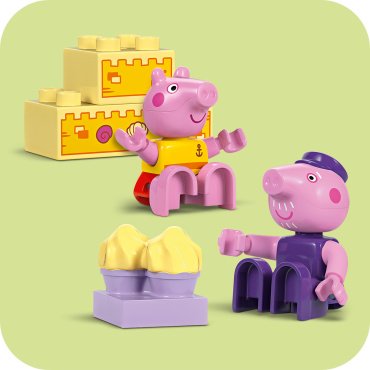 LEGO Путешествие на лодке Свинки Пеппы DUPLO 10432, деталей 23 шт купить,18900