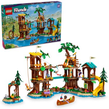 LEGO Приключенческий лагерь "Домик на дереве" Friends 42631, деталей 1128 шт
