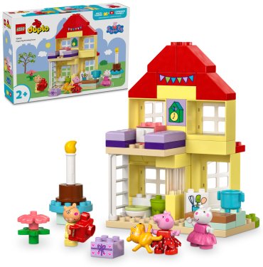 LEGO Домик на день рождения Свинки Пеппы DUPLO 10433, деталей 59 шт